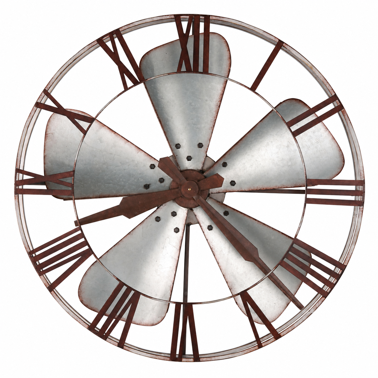 Industrial Fan Wall Clock — view 2
