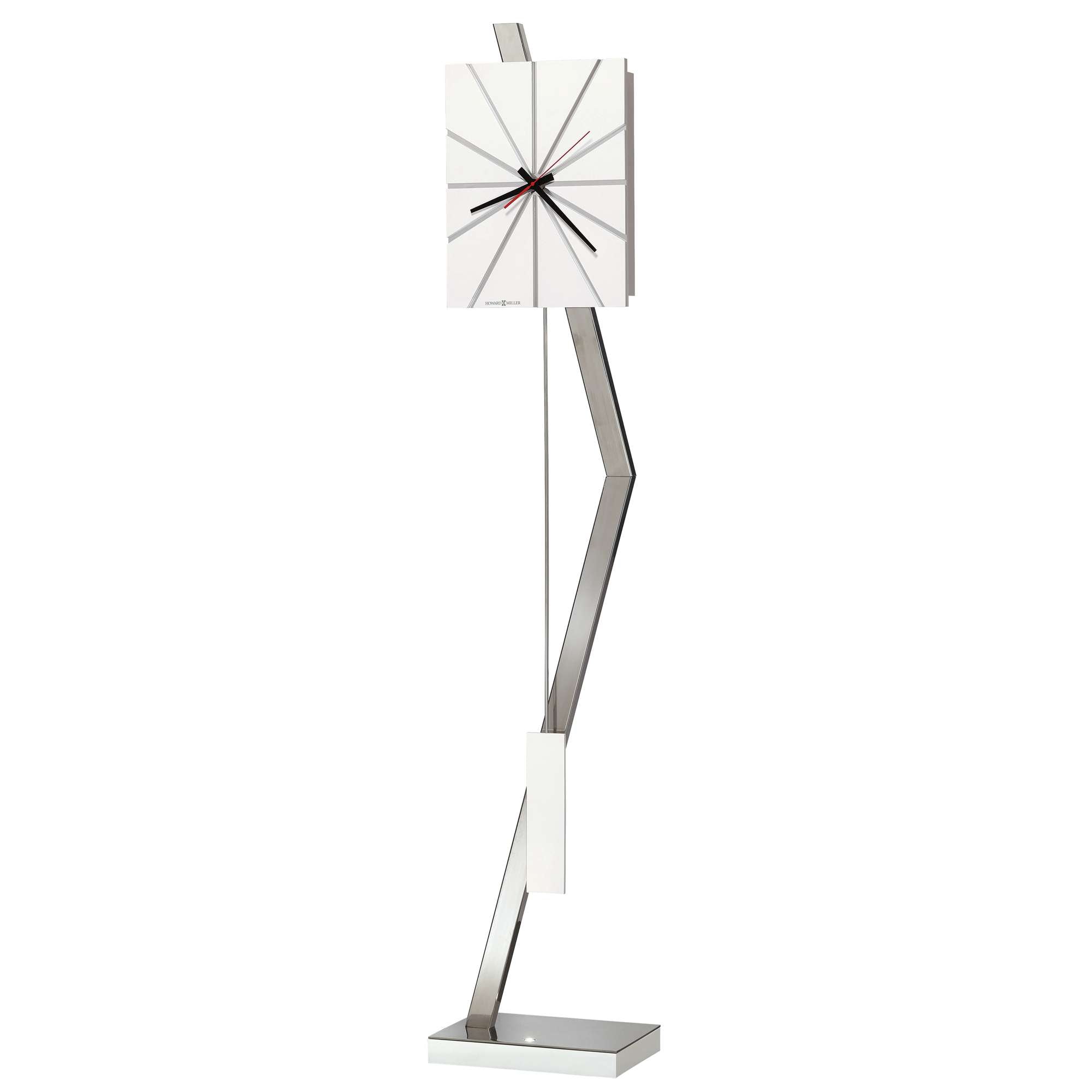 White Sunbeam Floor Clock — view 2
